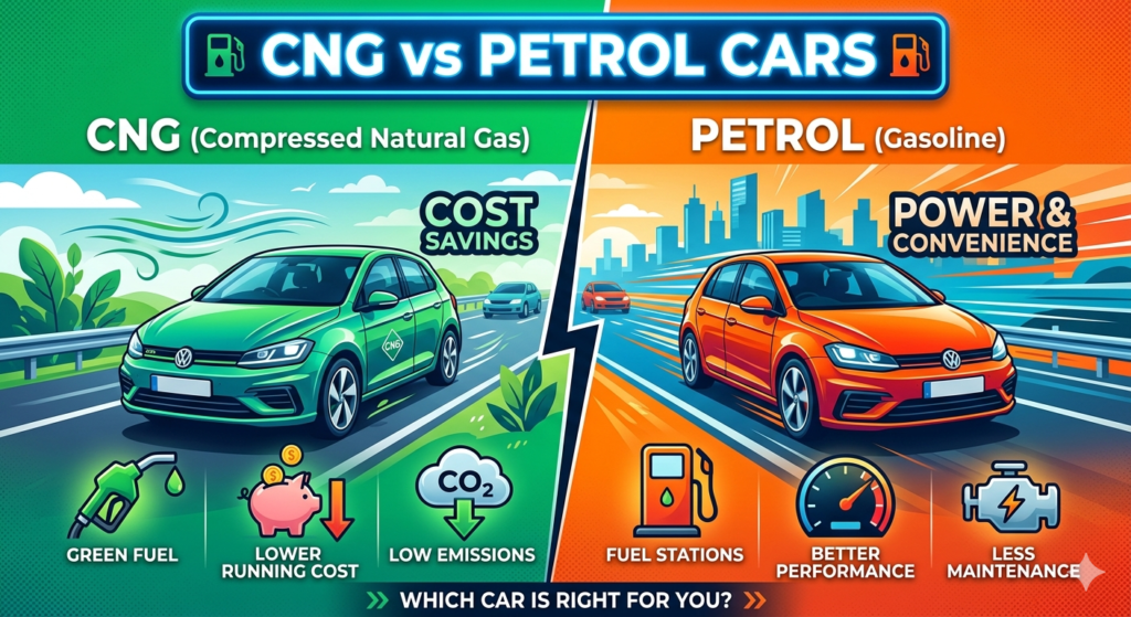 cng vs petrol car